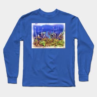 Bluejay 3D Anaglyph Long Sleeve T-Shirt